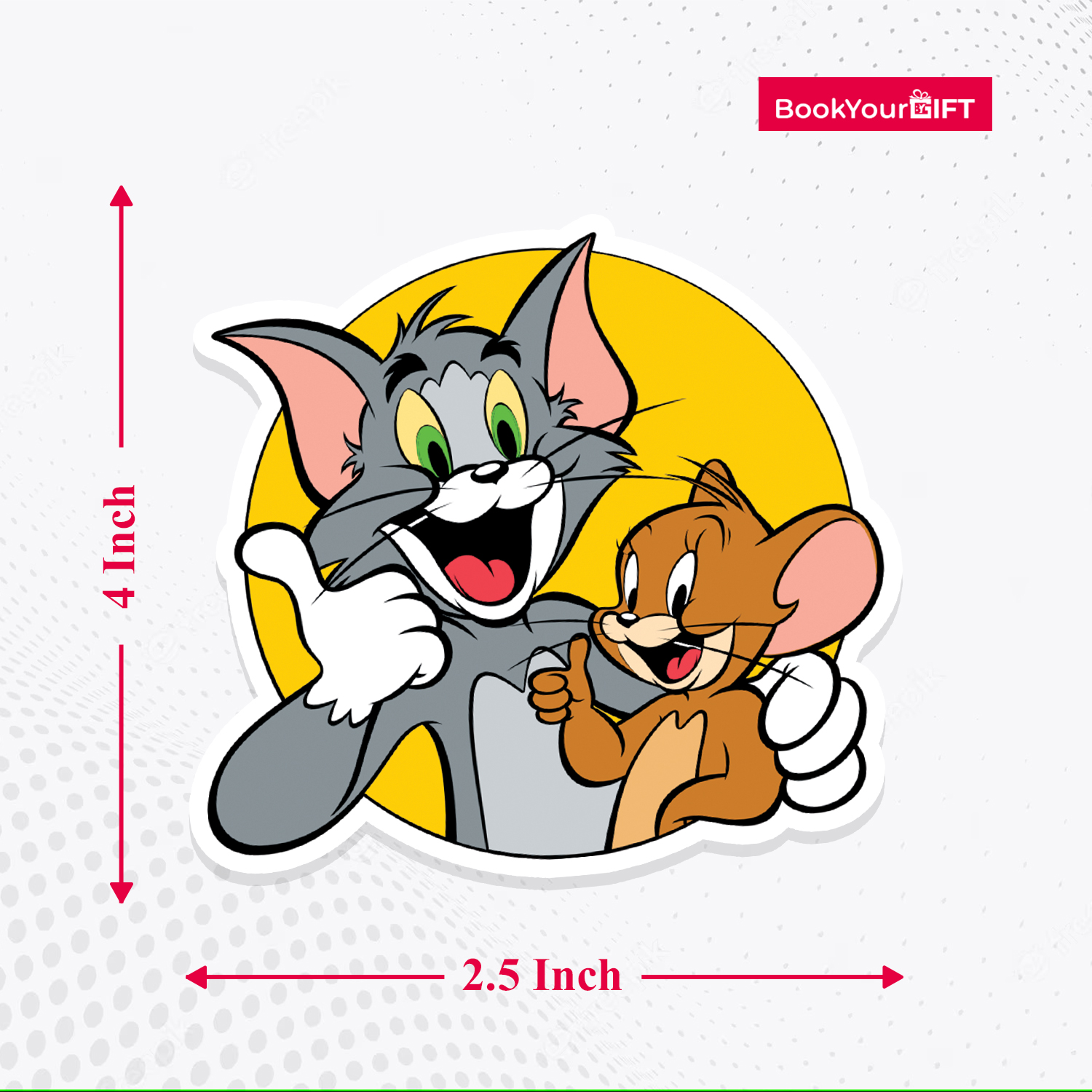 Adorable Tom and Jerry Fridge Magnet - Perfect for Fans and Collectors!